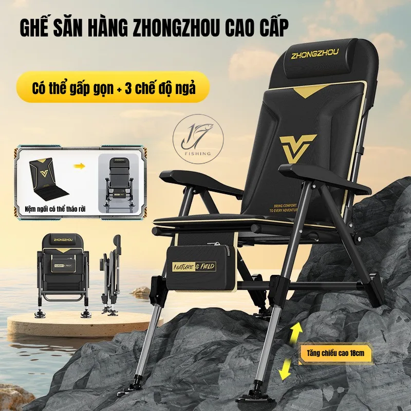 Ghế Săn Hàng Zhongzhou Cao Cấp – Gấp Gọn, Đa Năng, Ngồi Cực Êm
