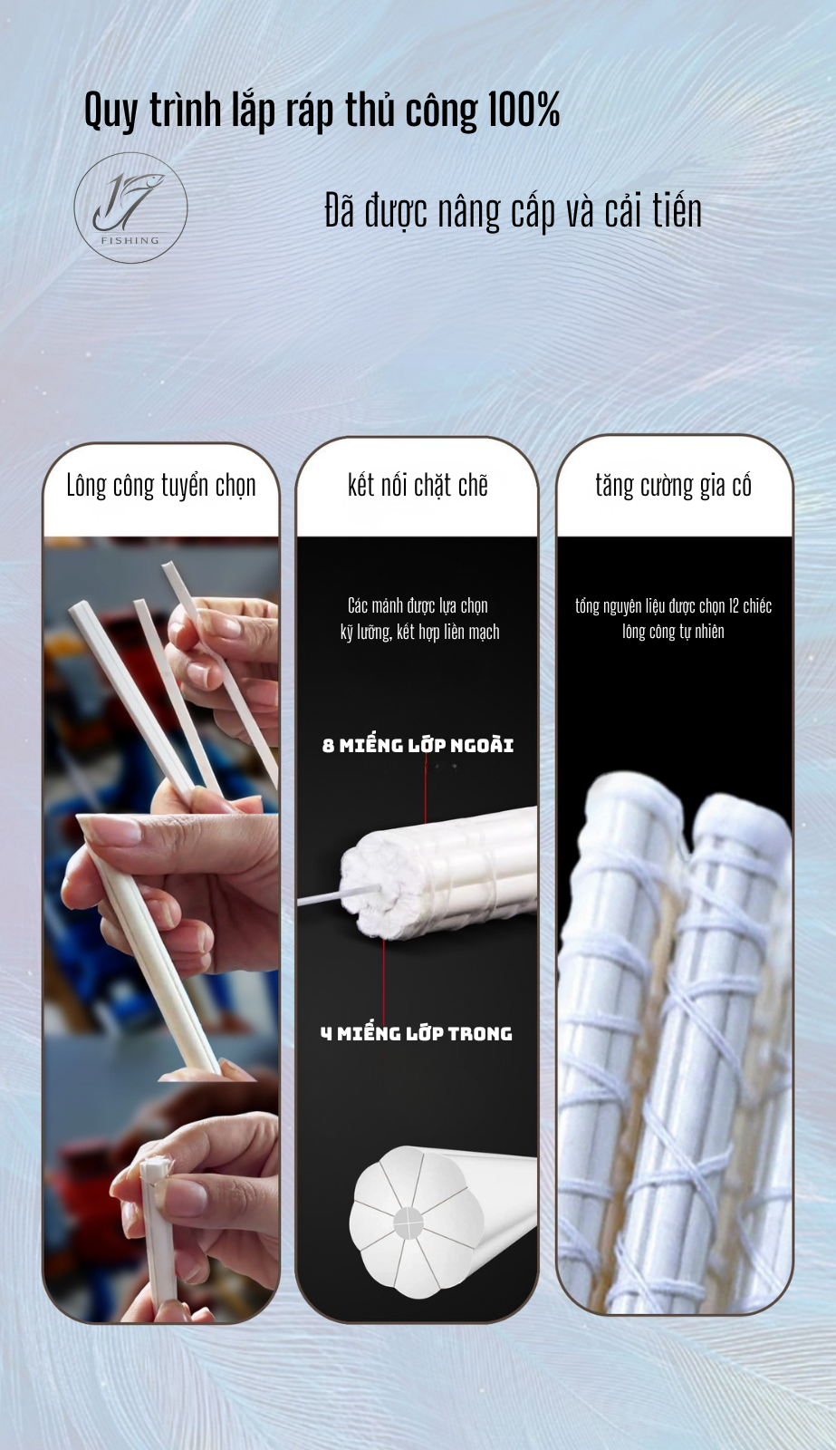 Phao Lông Công Tiểu Phượng Hoàng Chính Hãng – Tín Hiệu Chuẩn, Độ Bền Cao 3