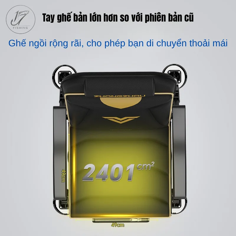 Ghế Săn Hàng Zhongzhou Cao Cấp – Gấp Gọn, Đa Năng, Ngồi Cực Êm 4
