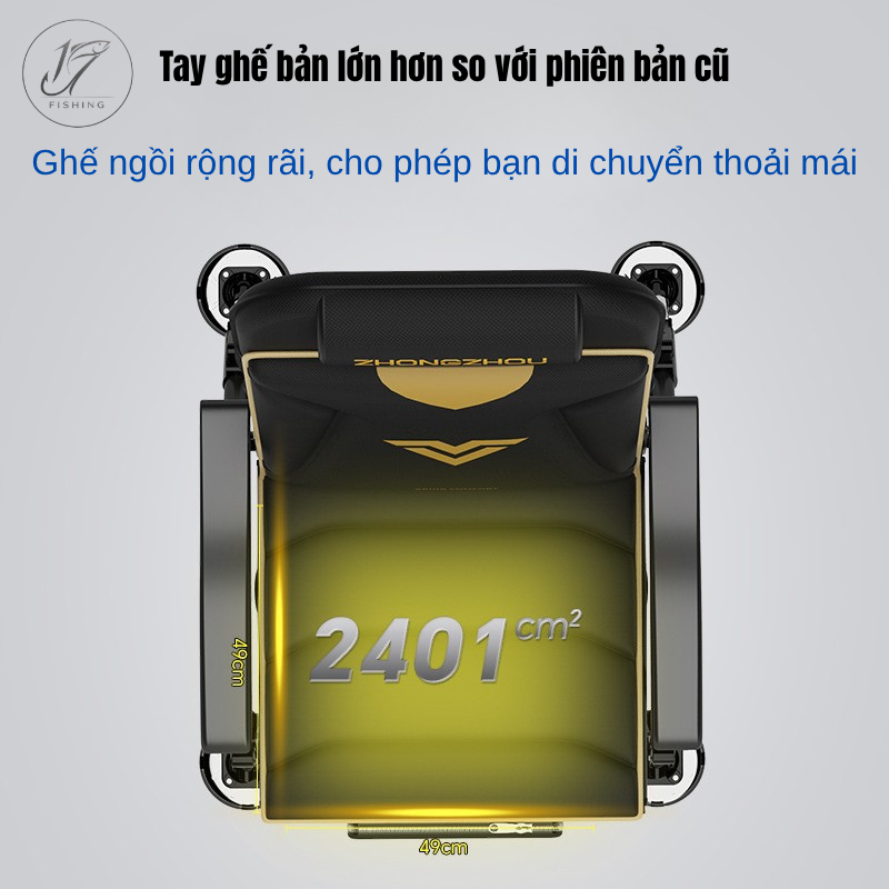 Ghế Săn Hàng Zhongzhou Cao Cấp – Gấp Gọn, Đa Năng, Ngồi Cực Êm 4