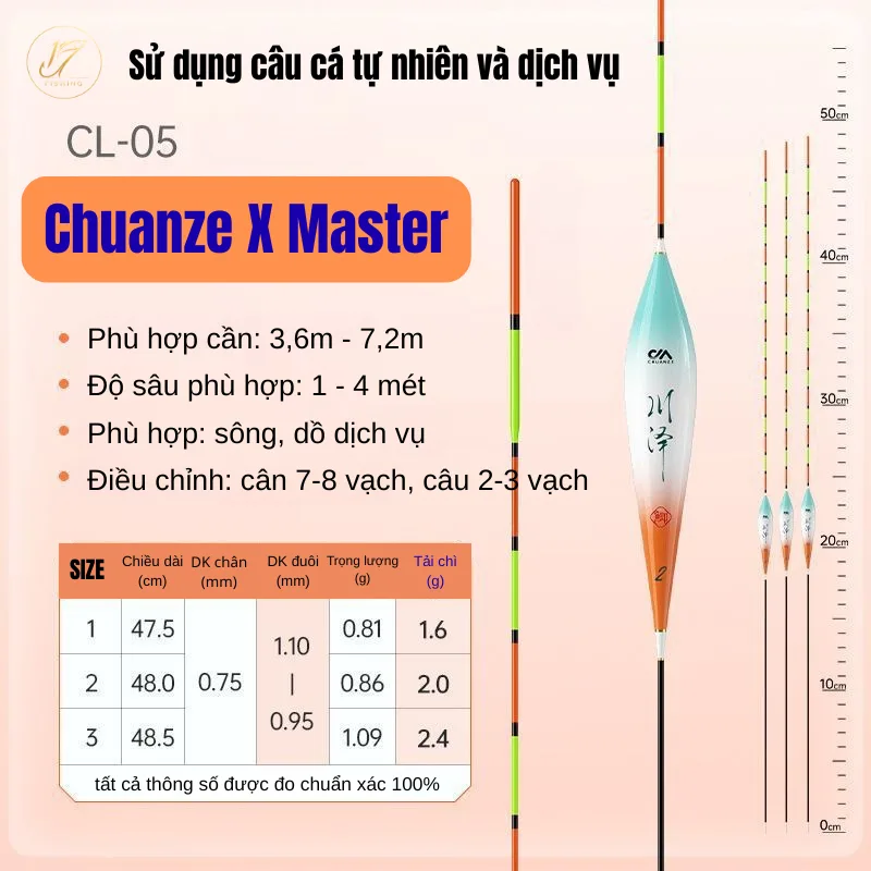 PHAO NANO CAO CẤP CHUANZE X MASTER 5