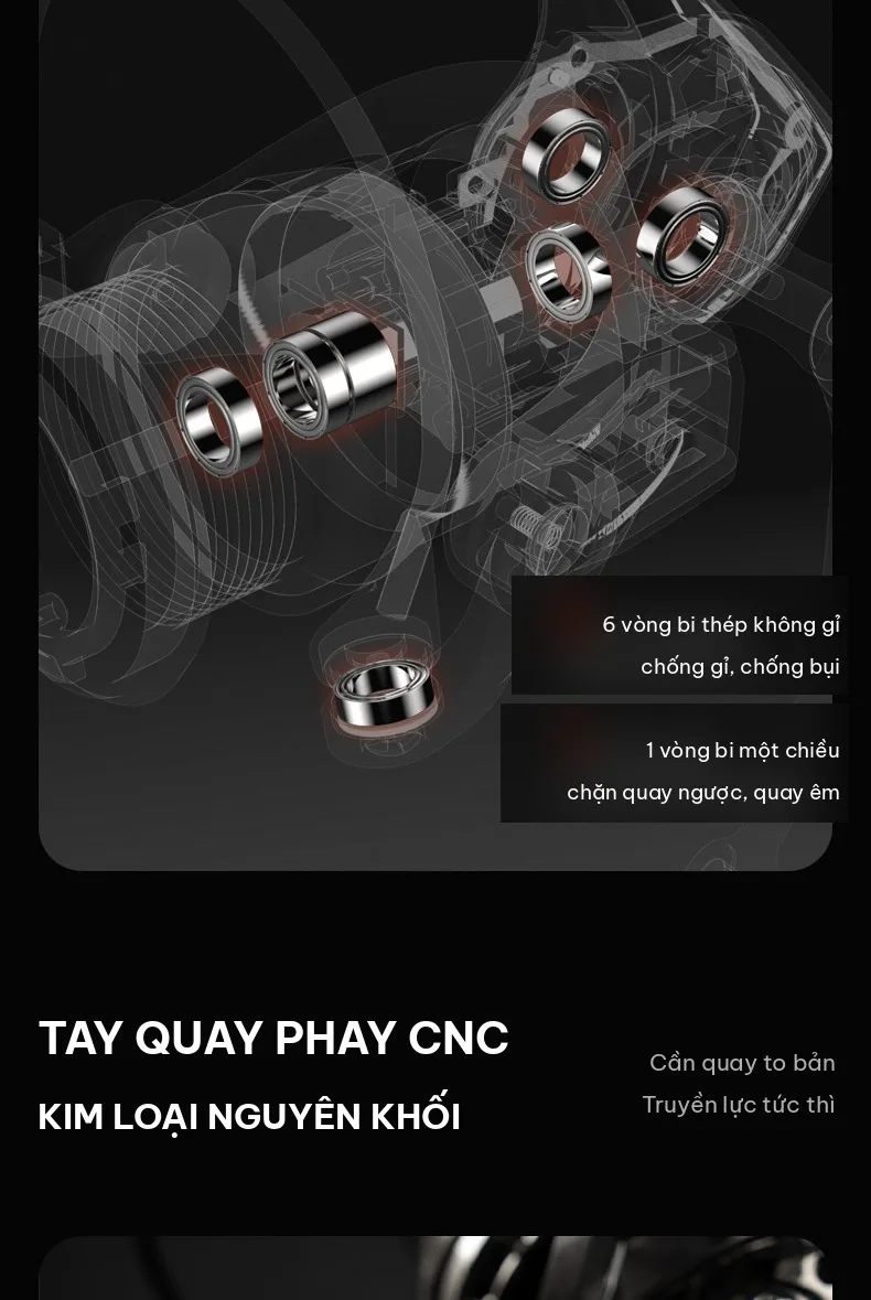 Tay quay phay CNC nguyên khối