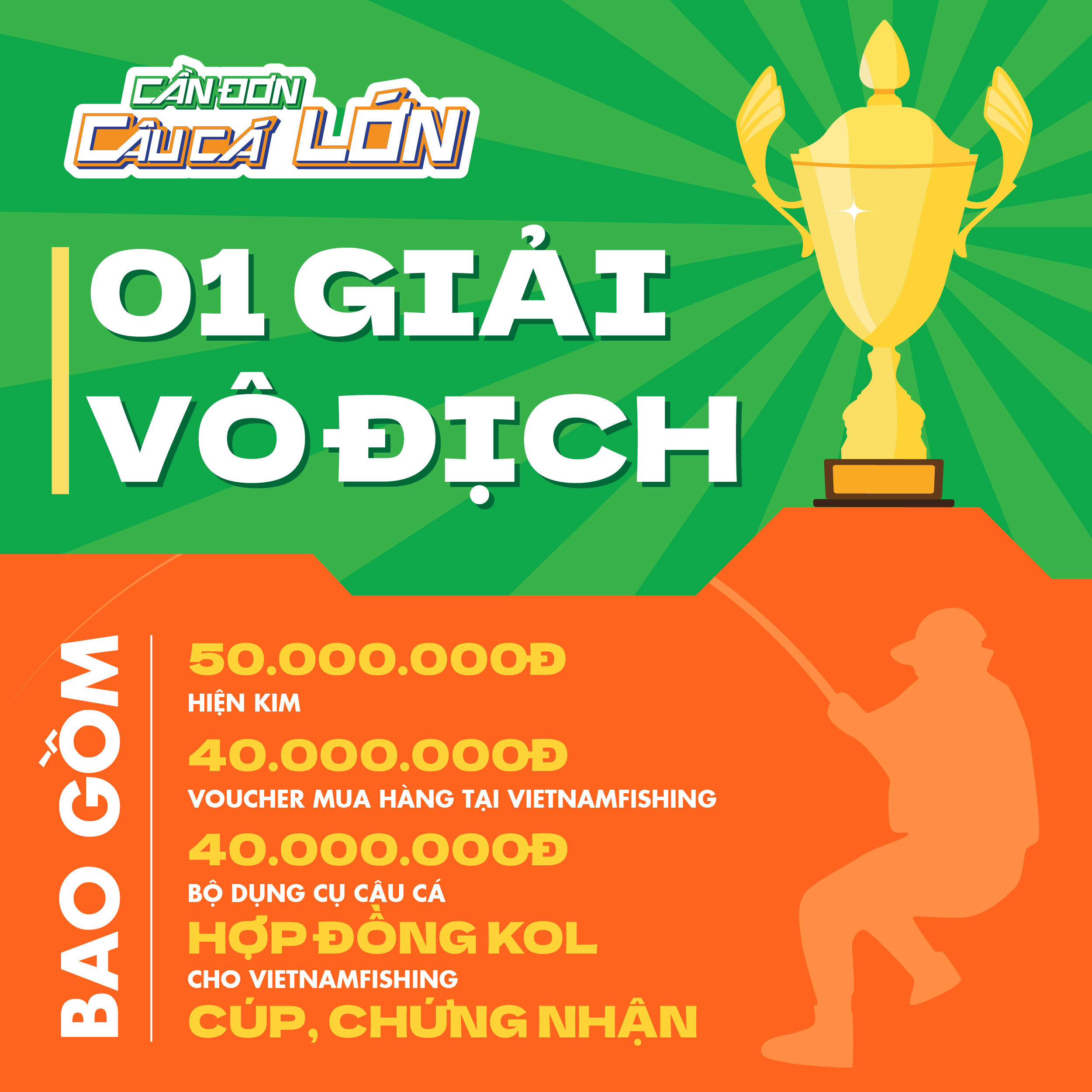 giải thưởng cần đơn câu cá lớn -1