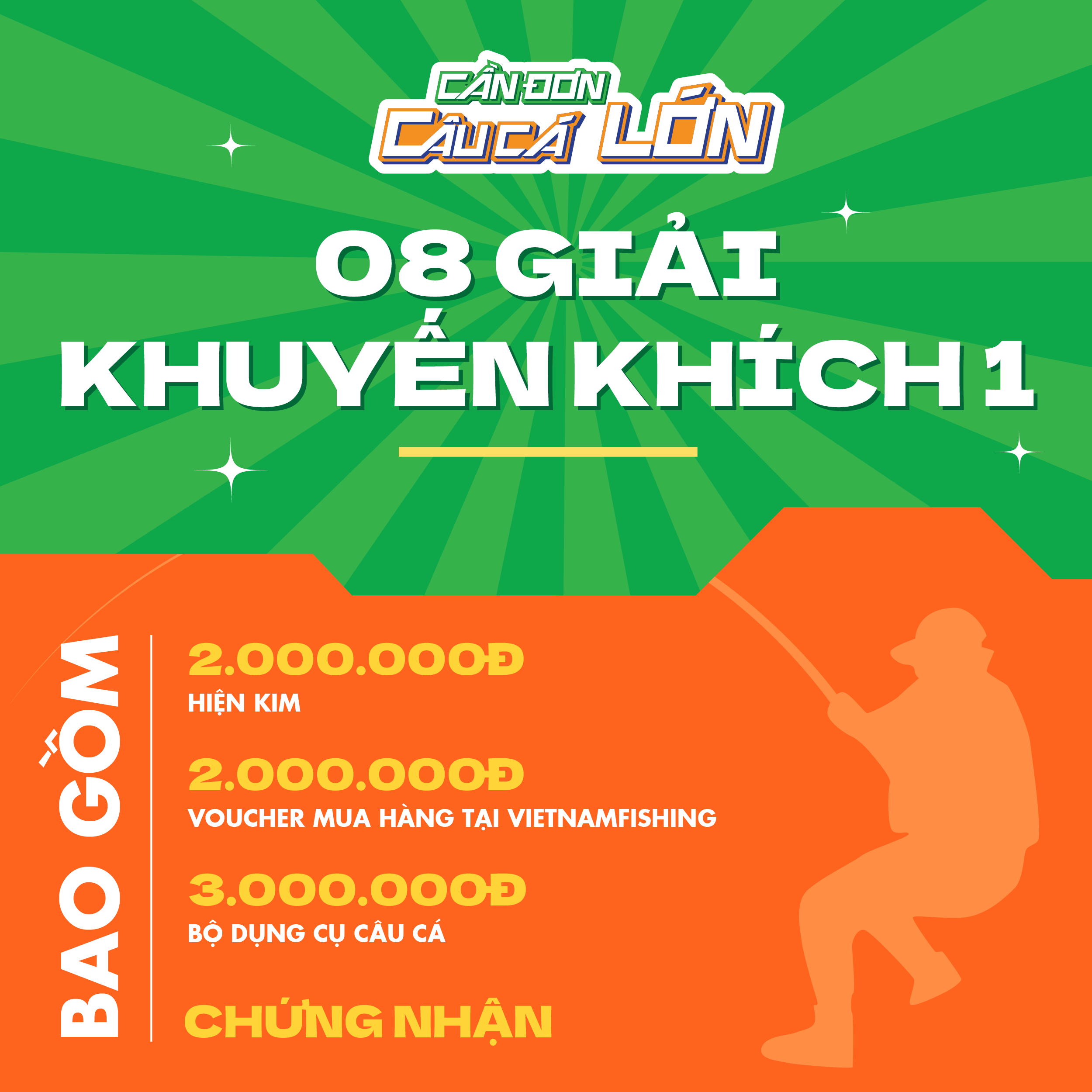 giải thưởng cần đơn câu cá lớn -8