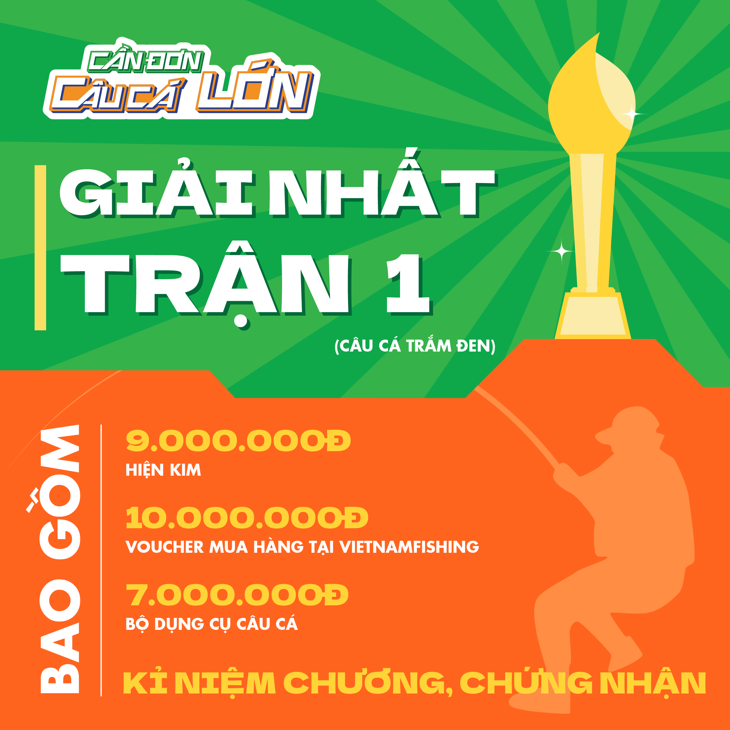 giải thưởng cần đơn câu cá lớn -5