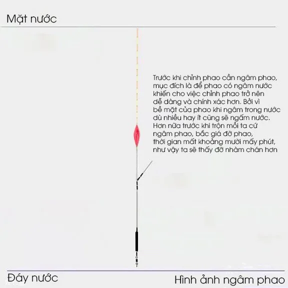 4 Bước cân chỉnh phao