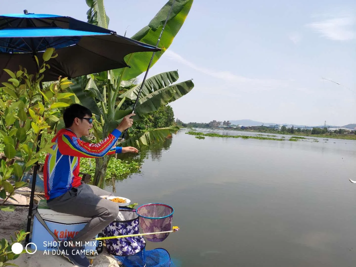 Chỉnh phao câu lụt, Cách câu chì chạy