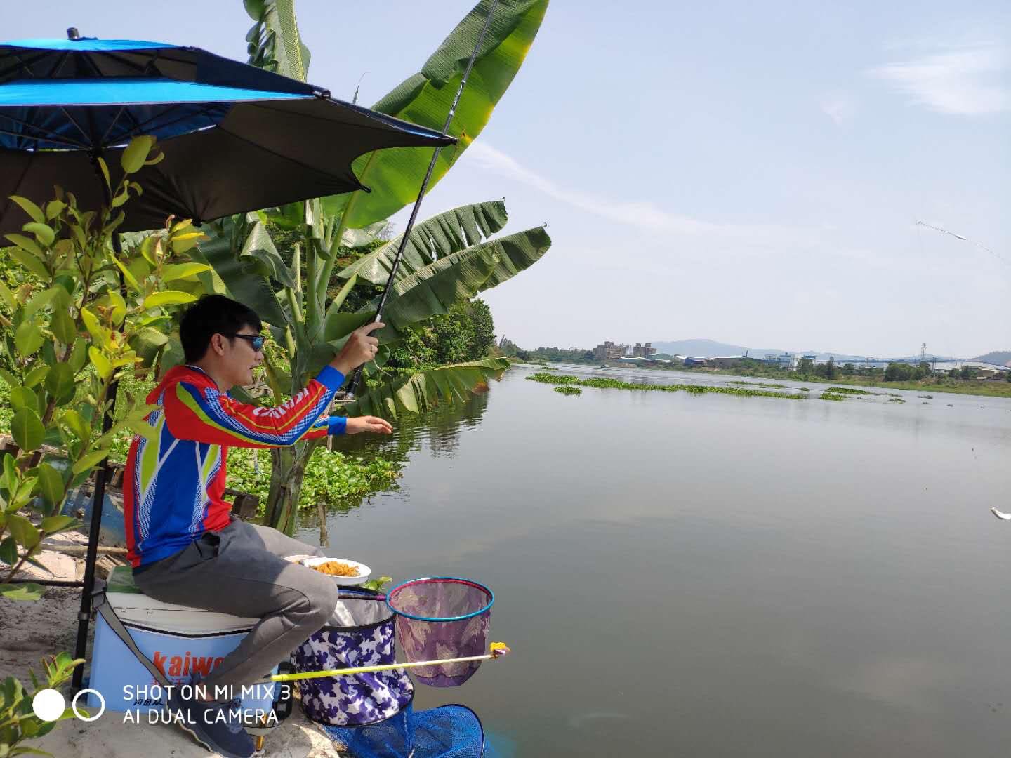 Chỉnh phao câu lụt, Cách câu chì chạy